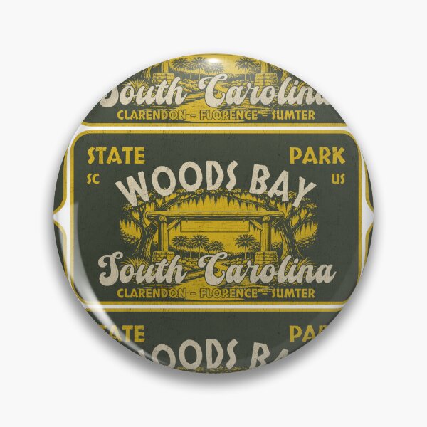 Item preview, Woods Bay State Park, Clarendon - Florence - Sumter, South Carolina, badge design designed and sold by Wanderful-roads.