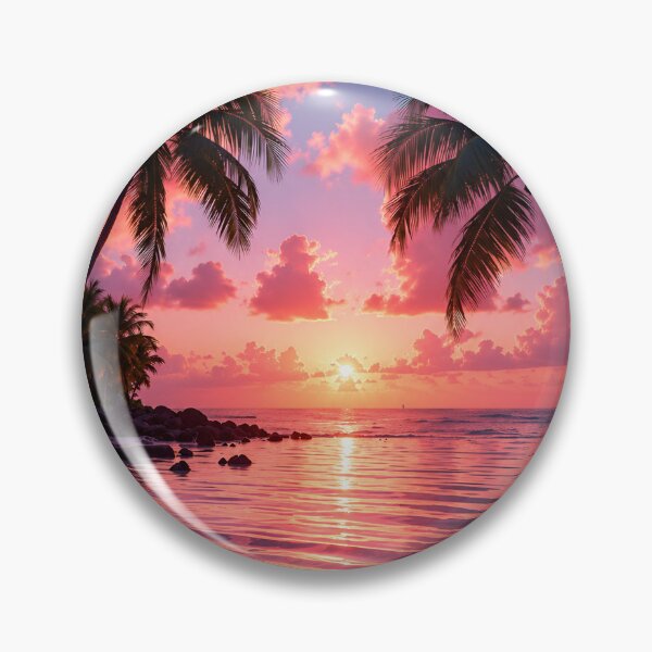 Item preview, Pink Ocean Sunset Preserve Our Coastal Paradises designed and sold by Nuvoro Eco Awareness.