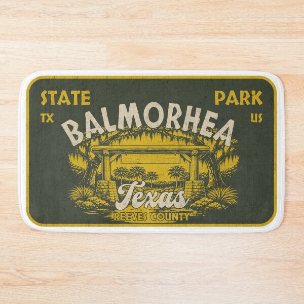 Item preview, Balmorhea State Park, Reeves County, Texas, badge design designed and sold by Wanderful-roads.