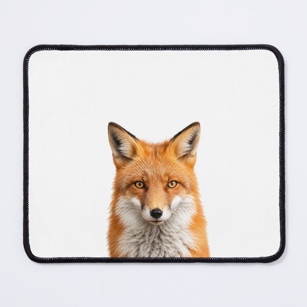 Item preview, Red Fox Face Portrait - Dark Academia Wildlife Print designed and sold by NightlarkS.