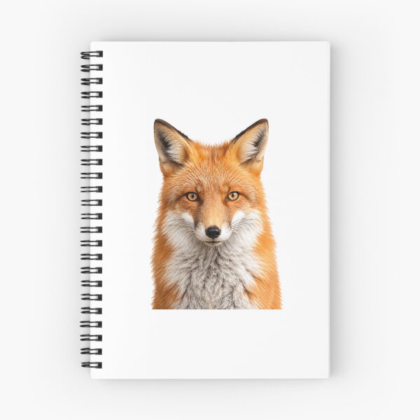 Item preview, Red Fox Face Portrait - Dark Academia Wildlife Print designed and sold by NightlarkS.