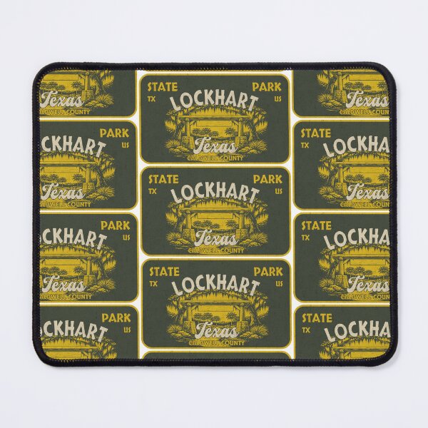 Item preview, Lockhart State Park, Caldwell County, Texas, badge design designed and sold by Wanderful-roads.
