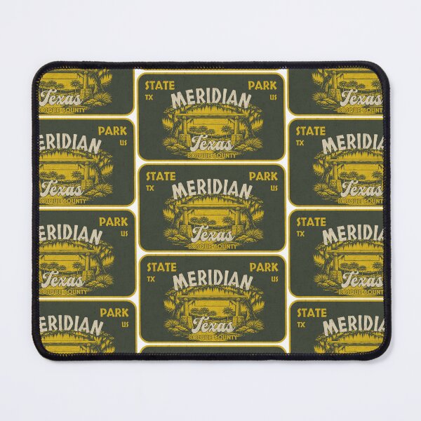 Item preview, Meridian State Park, Bosque County, Texas, badge design designed and sold by Wanderful-roads.