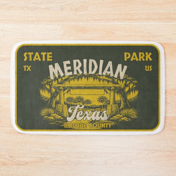 Item preview, Meridian State Park, Bosque County, Texas, badge design designed and sold by Wanderful-roads.