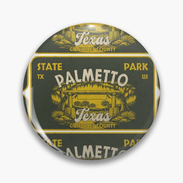Item preview, Palmetto State Park, Gonzales County, Texas, badge design designed and sold by Wanderful-roads.