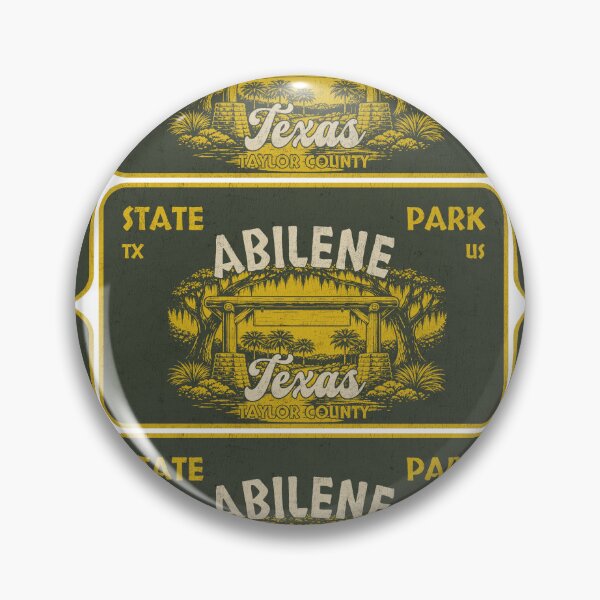 Item preview, Abilene State Park, Taylor County, Texas, badge design designed and sold by Wanderful-roads.