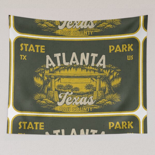 Item preview, Atlanta State Park, Cass County, Texas, badge design designed and sold by Wanderful-roads.