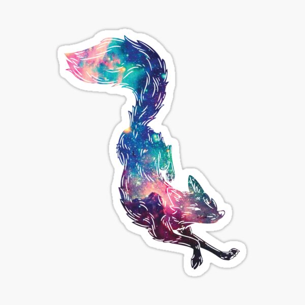 Galaxy Fox Sticker