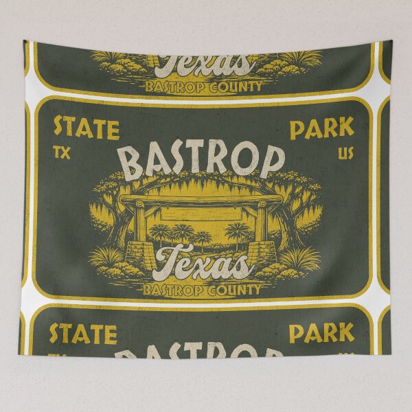 Item preview, Bastrop State Park, Bastrop County, Texas, badge design designed and sold by Wanderful-roads.