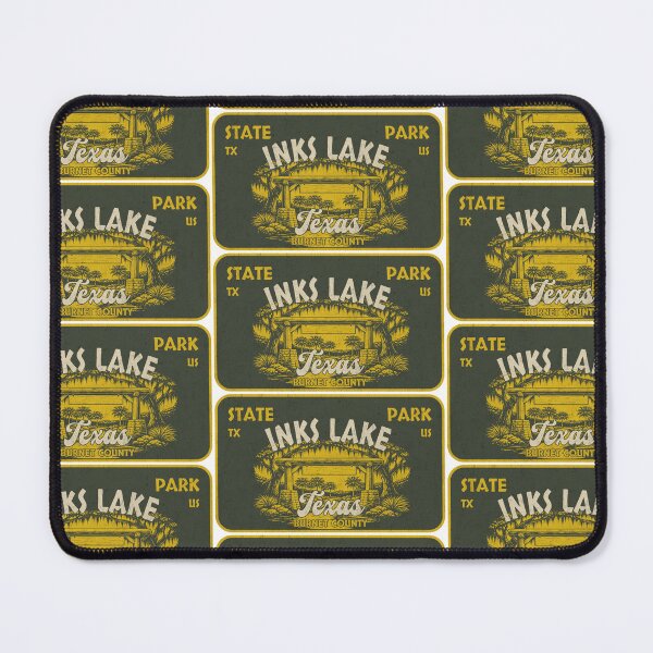 Item preview, Inks Lake State Park, Burnet County, Texas, badge design designed and sold by Wanderful-roads.