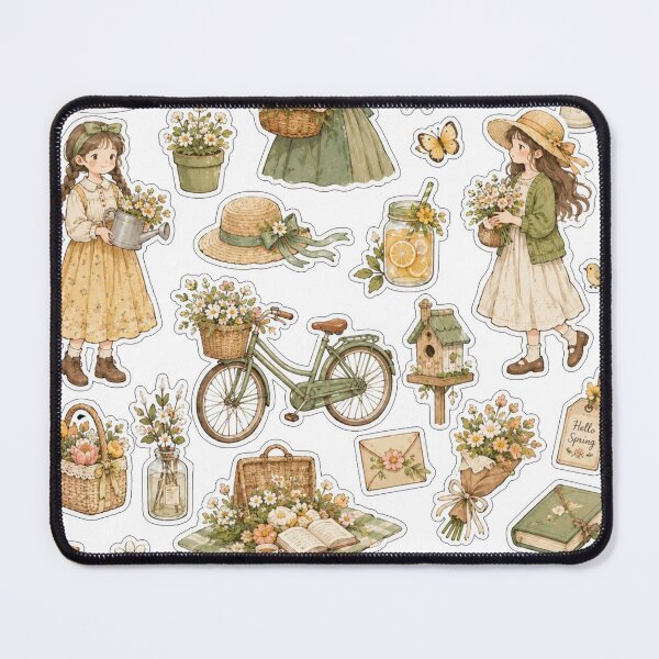Item preview, Spring Blossom Daydream Sticker Collection, blooming flowers, sunshine, pastel garden treasures. designed and sold by BlareBlare.