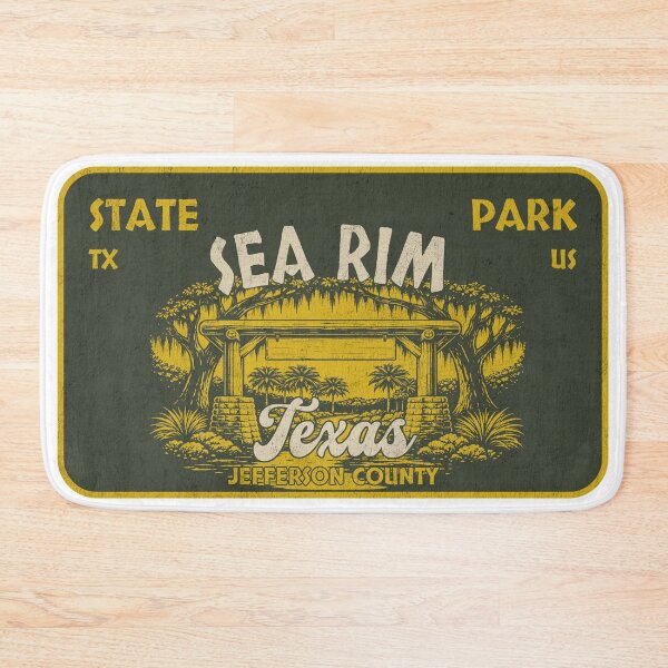 Item preview, Sea Rim State Park, Jefferson County, Texas, badge design designed and sold by Wanderful-roads.