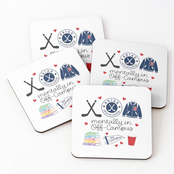 Item preview, Off Campus - Briar University Ice Hockey, Mentally Off-Campus Bookish, Hockey Romance book designed and sold by NaiveNocturnal.