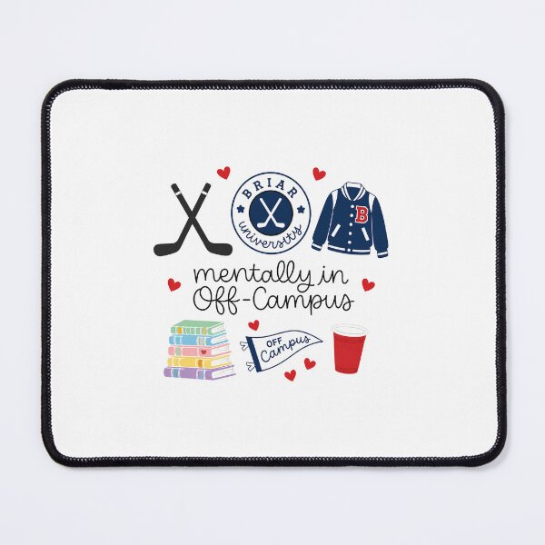 Item preview, Off Campus - Briar University Ice Hockey, Mentally Off-Campus Bookish, Hockey Romance book designed and sold by NaiveNocturnal.