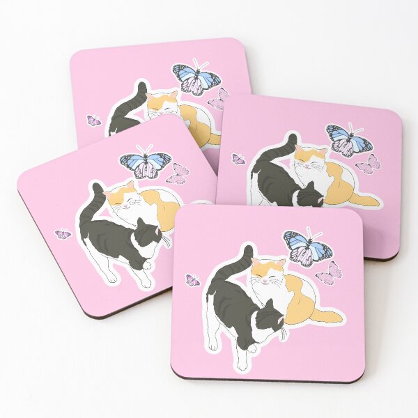 Item preview, two happy kitty  designed and sold by sara747.