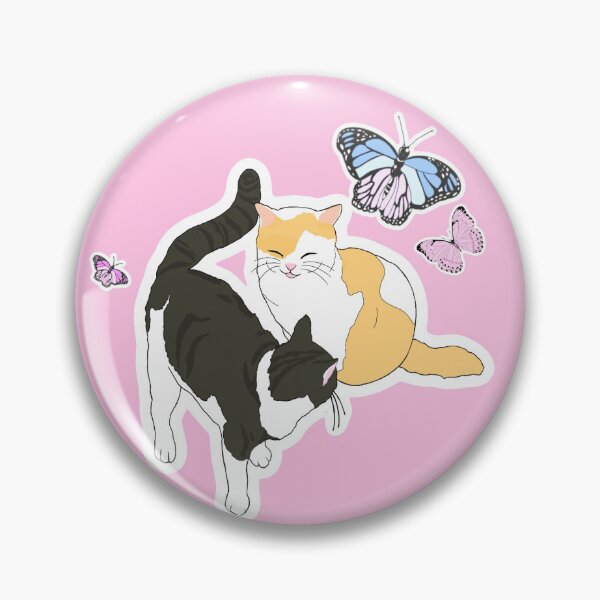 Item preview, two happy kitty  designed and sold by sara747.