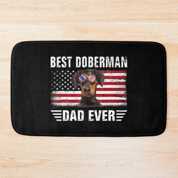 Item preview, American Flag Best Doberman Dad Ever Tee Dog Dad T-Shirt designed and sold by AnvitaBolyard.