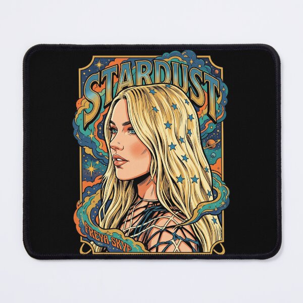 Item preview, Retro Comic Stardust Cosmic Blonde Girl Space Portrait designed and sold by Brilleking.