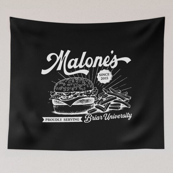 Item preview, Off Campus - Malone's Diner, Retro Burger Restaurant, Briar University, Hockey Romance designed and sold by NaiveNocturnal.