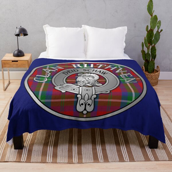 Item preview, Escudo y tartán del clan Ruthven designed and sold by Scottish Clan Tartans.