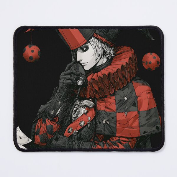 Item preview, Vintage Gothic Court Jester Dark Romantasy Art designed and sold by auxincaftan0o.