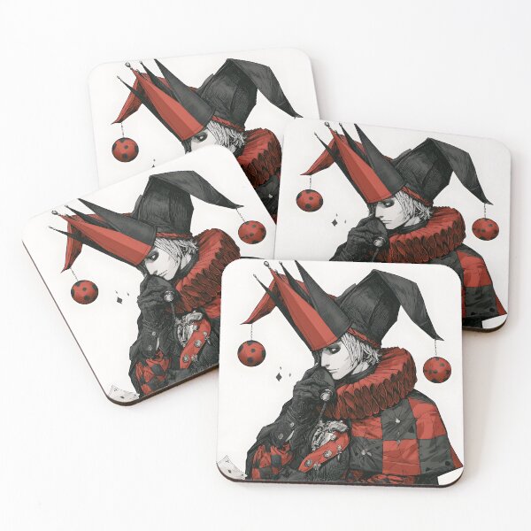 Item preview, Vintage Gothic Court Jester Dark Romantasy Art designed and sold by auxincaftan0o.