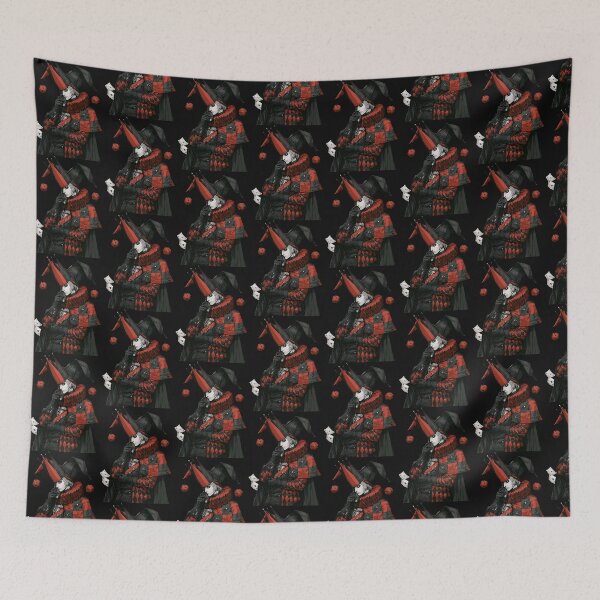 Item preview, Vintage Gothic Court Jester Dark Romantasy Art designed and sold by auxincaftan0o.
