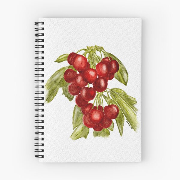 Item preview, Red Cherries in Watercolors designed and sold by InspiredPamjoy.