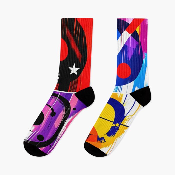 Item preview, cosmic pop geometry colorful geometric abstract design designed and sold by SmashingDeals.