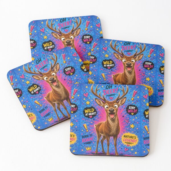 Item preview, Oh Deer Wild Pop Art designed and sold by Rohan132.
