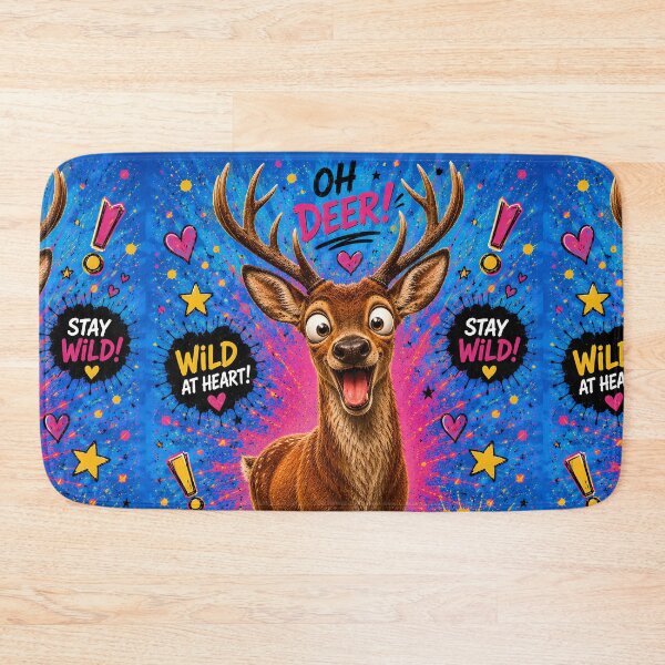 Item preview, Oh Deer Wild Pop Art designed and sold by Rohan132.