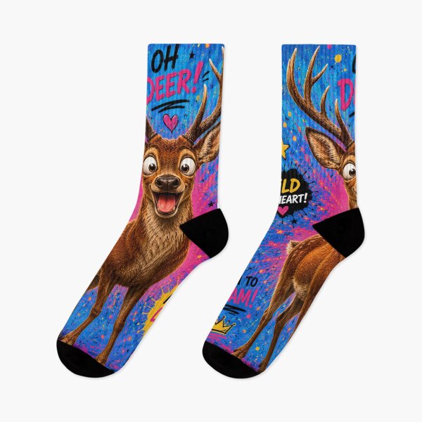 Item preview, Oh Deer Wild Pop Art designed and sold by Rohan132.