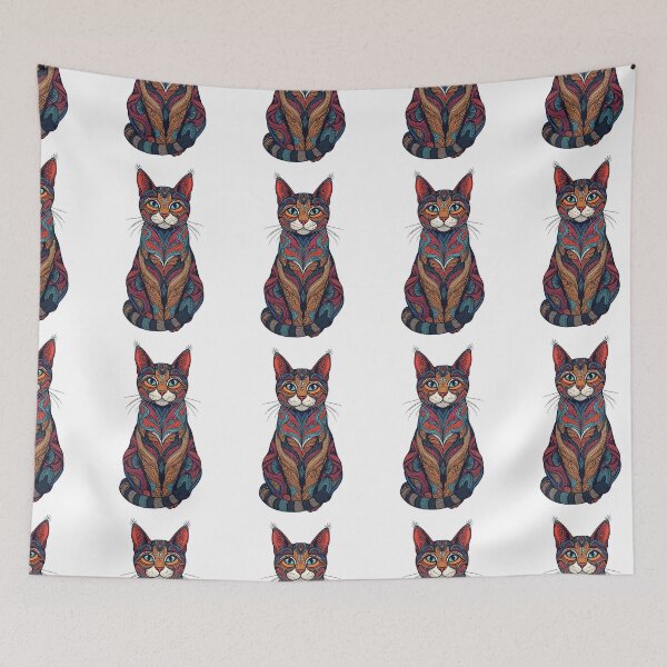 Item preview, Mandala cat designed and sold by Art70shop.