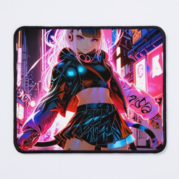 Item preview, Neon Anime Gamer Girl Cyberpunk Streetwear designed and sold by AnimDream .