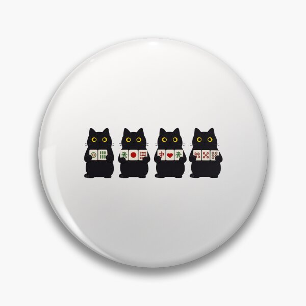 Item preview, Mahjong Black Cat , Funny Board Game designed and sold by ShaverJr3000.