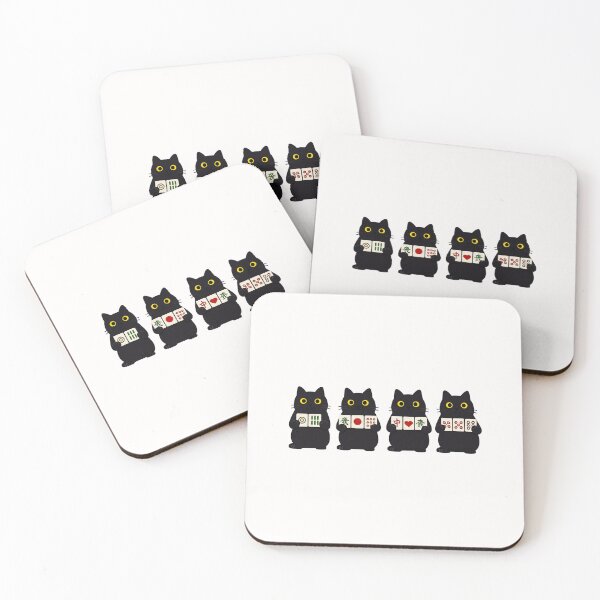 Item preview, Mahjong Black Cat , Funny Board Game designed and sold by ShaverJr3000.