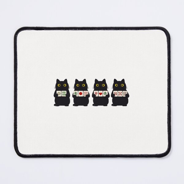 Item preview, Mahjong Black Cat , Funny Board Game designed and sold by ShaverJr3000.