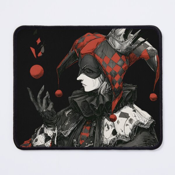 Item preview, Dark Fantasy Court Jester Gothic Romantasy Art designed and sold by auxincaftan0o.
