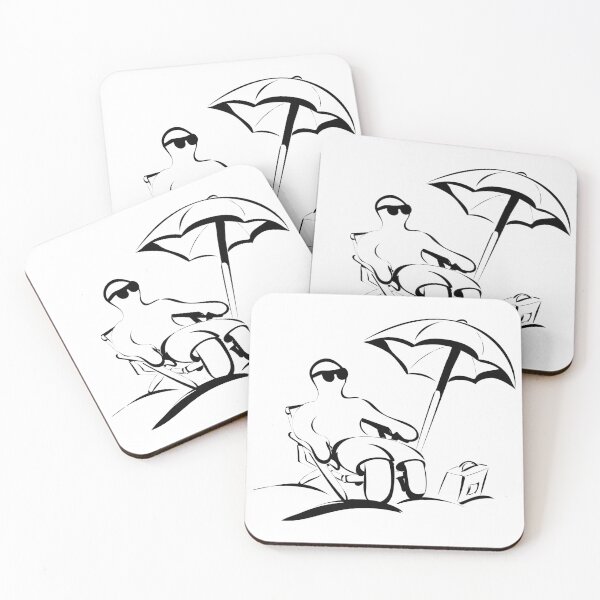 Item preview, On holiday at the beach designed and sold by Flag75.