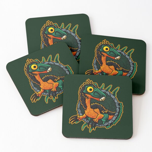 Item preview, Pocket Dinosaur Therizinosaurus – Cute Chibi Feathered Dinosaur designed and sold by Grimtech Workshop.