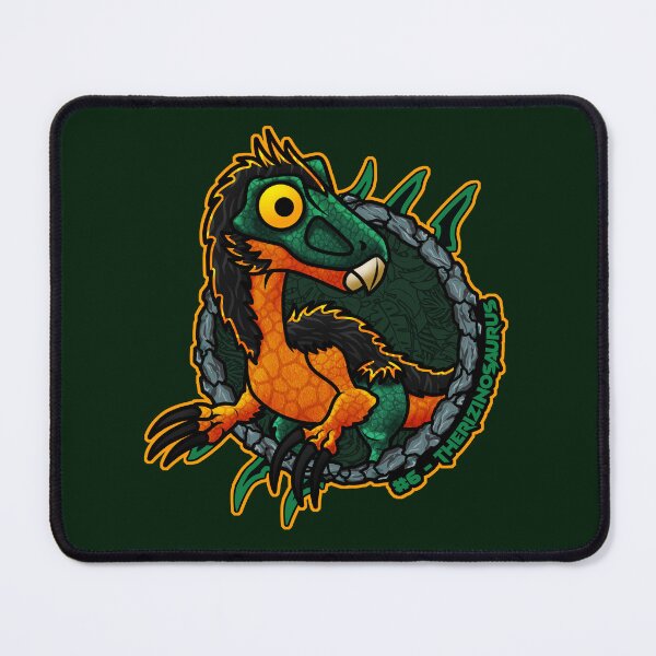Item preview, Pocket Dinosaur Therizinosaurus – Cute Chibi Feathered Dinosaur designed and sold by Grimtech Workshop.