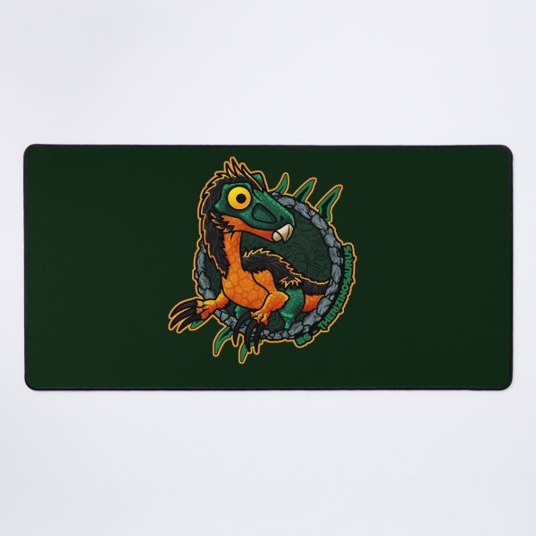 Item preview, Pocket Dinosaur Therizinosaurus – Cute Chibi Feathered Dinosaur designed and sold by Grimtech Workshop.