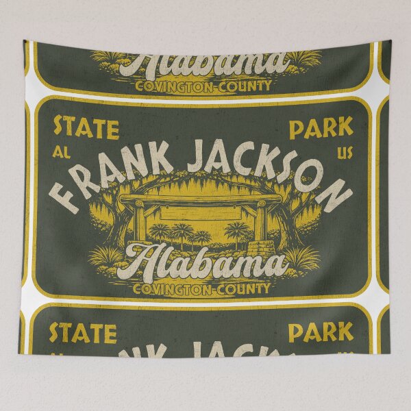 Item preview, Frank Jackson State Park, Covington County, Alabama, badge design designed and sold by Wanderful-roads.