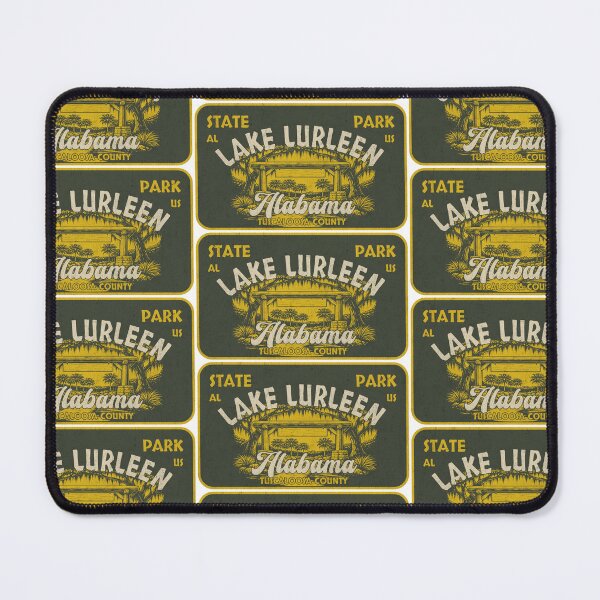 Item preview, Lake Lurleen State Park, Tuscaloosa County, Alabama, badge design designed and sold by Wanderful-roads.