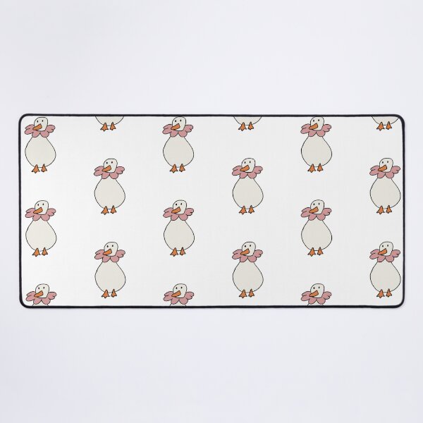 Item preview, Goose with pink flower designed and sold by DaisyRoseBliss.