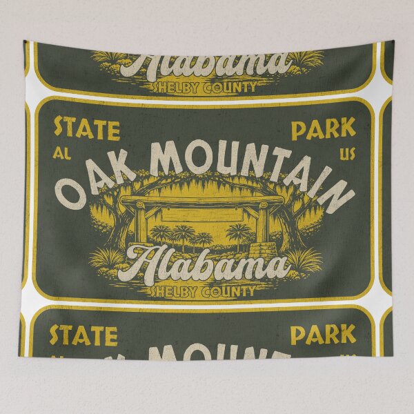 Item preview, Oak Mountain State Park, Shelby County, Alabama, badge design designed and sold by Wanderful-roads.