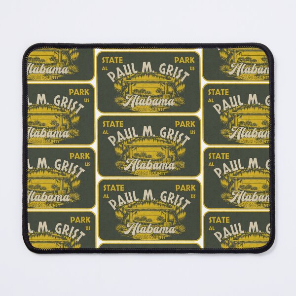 Item preview, Paul M. Grist State Park, Dallas County, Alabama, badge design designed and sold by Wanderful-roads.