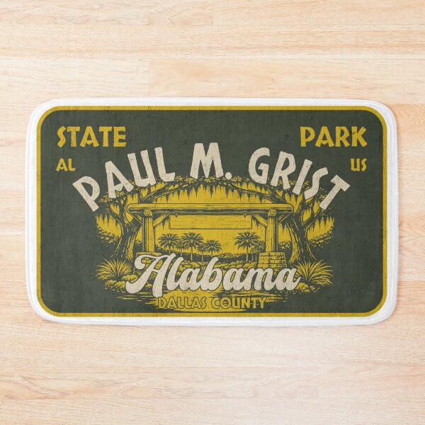 Item preview, Paul M. Grist State Park, Dallas County, Alabama, badge design designed and sold by Wanderful-roads.