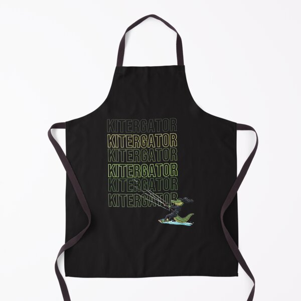 Item preview, Kitergator Funny Kiteboarding Alligator Retro Kitesurfing Design designed and sold by kiralynstration.