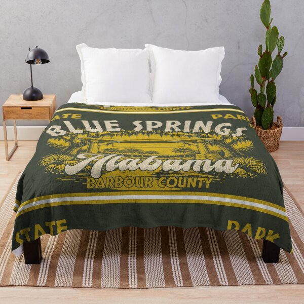 Item preview, Blue Springs State Park, Barbour County, Alabama, badge design designed and sold by Wanderful-roads.